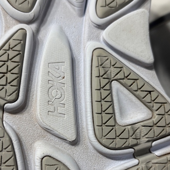 Hoka Women's Gray and Orange Athletic Shoes - Picture 15 of 17